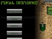 Play Final defense