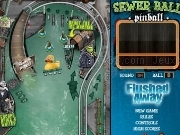 Play Sewer ball pinball