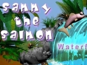 Play Sammy the salmon - waterfall leap