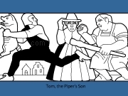 Play Tom the pipers son coloring