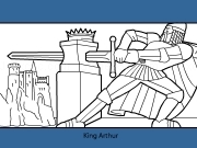 Play King Arthur coloring