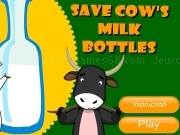 Play Save cows milk bottles