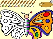 Play Butterfly online coloring