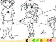 Play Girl and boy online coloring