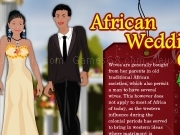 Play African wedding couple dress up