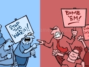 Play Stop or bomb animation