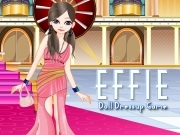Play Effie doll dress up game
