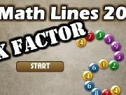 Play Math lines 20 - X factor