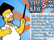 Play Fill in the bank Homer Simpson