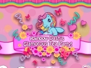 Play Rainbow dashs glamorous tea party