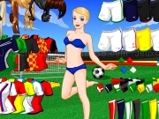 Play Football girl dress up