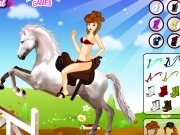 Play Horse girl dress up