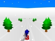 Play Sonic 3D snowboarding