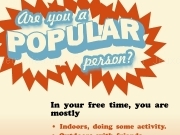 Play Are you a popular person ?