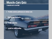 Play Muscle cars quiz