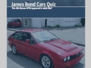 Play James Bond cars quiz