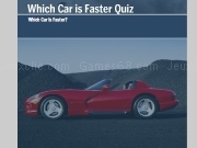 Play Which car is faster quiz