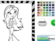 Play Bratz coloring page