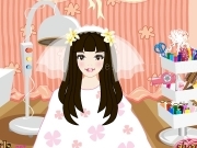 Play Hair cutting wedding dress up