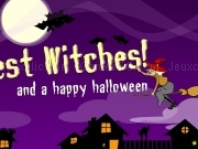 Play Best witches and a happy halloween card