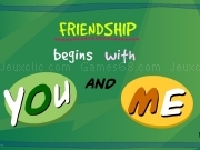 Play Friendship you and me card