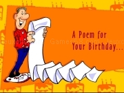 Play Birthday poem card
