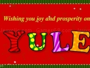 Play Yule card