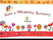 Play Have a wonderfull birthday card