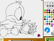 Play Tiny toons coloring - duck