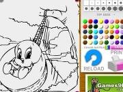 Play Tiny toons coloring - titi