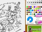 Play Bugs Bunny love coloring