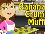 Play How to make a banana crumb muffins
