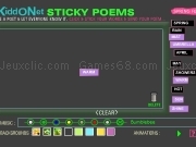 Play Kidd O net sticky poem