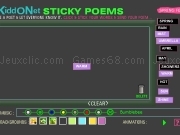 Play Kidd O net sticky poem