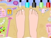 Play Foot manicure