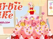 Play Barbie cake dress up