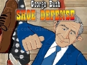 Play George Bush shoe defense