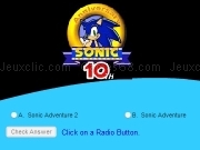 Play Sonic quiz 3