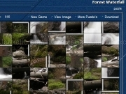 Play Forest waterfall puzzle