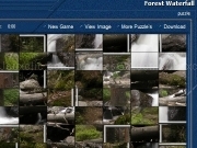 Play Forest waterfall puzzle