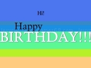 Play Hi happy birthday