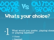 Play Indoor sports vs outdoor sports ?