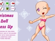 Play Christmas doll dress up