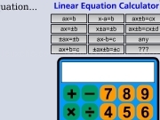 Play Linear equation calculator
