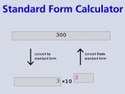 Play Standard form calculator