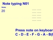 Play Note typing No1