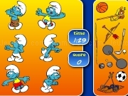 Play The smurfs - smurfs sports pairs