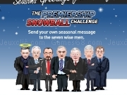 Play Seasons greetings from kitbag - the premiership snowball challenge