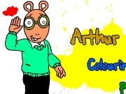Play Arthur colouring page