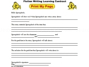 Play Fiction learning contract